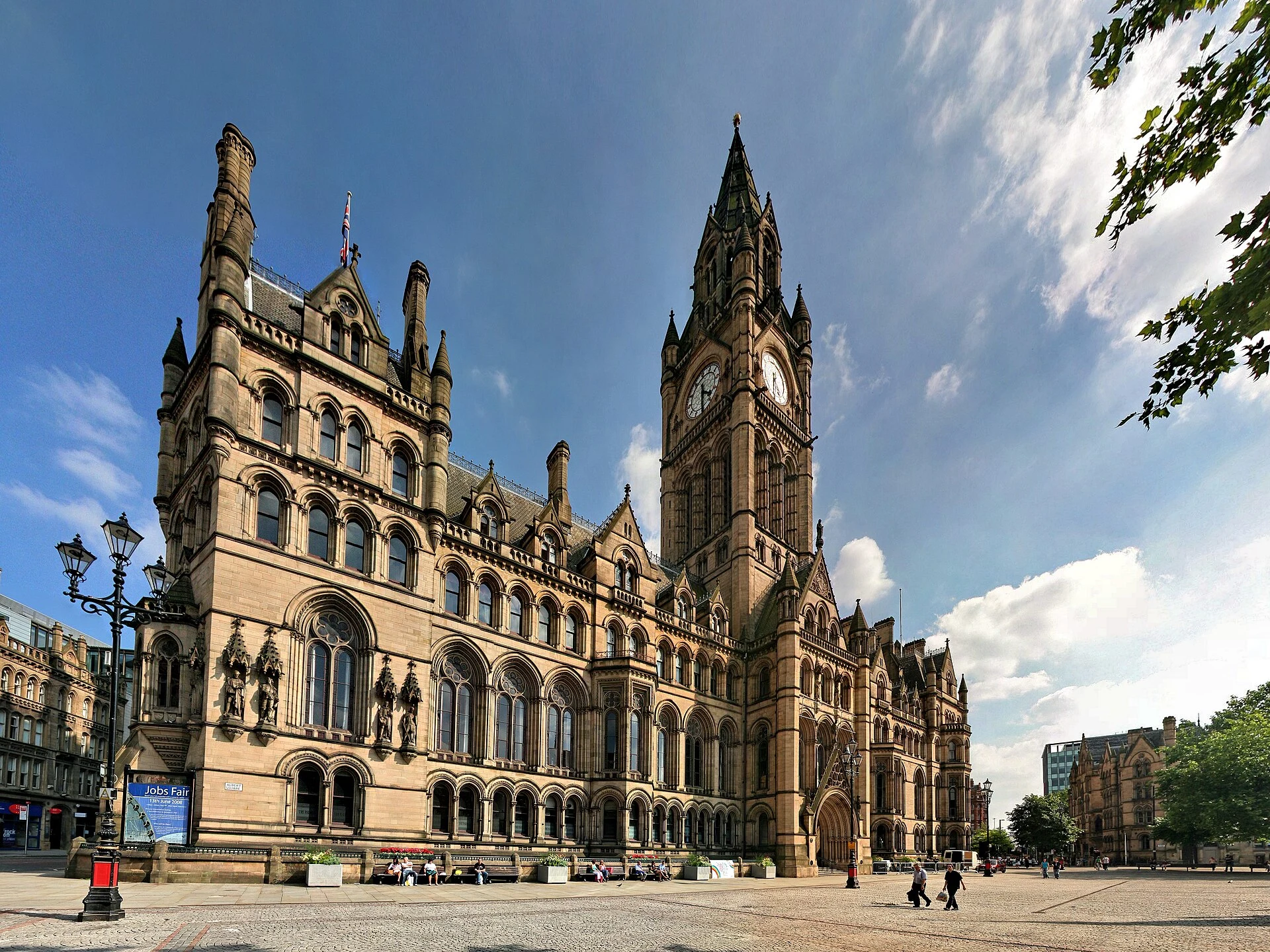 Manchester Town Hall exterior