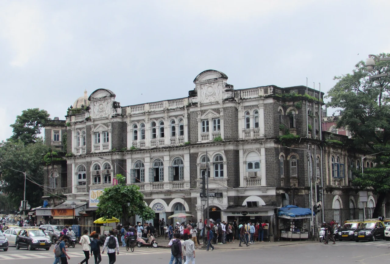 Capitol Cinema building near CSMT, Mumbai, in 2025
