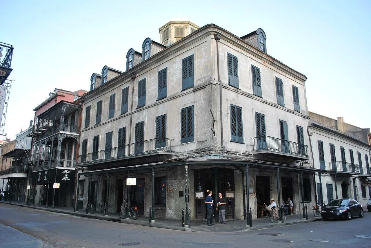 Napoleon House at the corner of Chartres and St. Louis Streets in the French Quarter