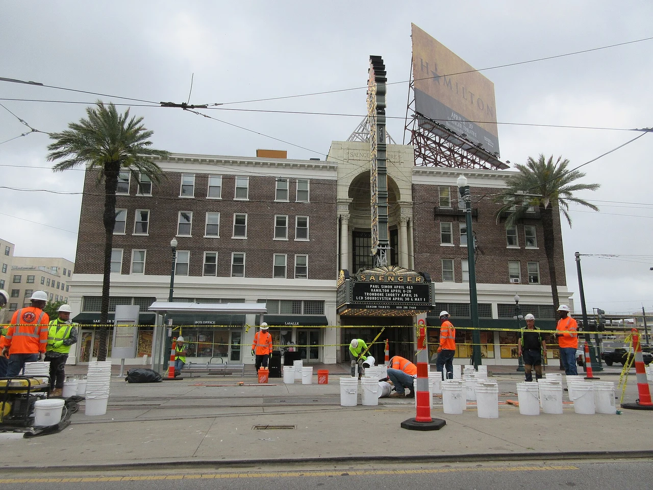 View of Saenger Theatre
