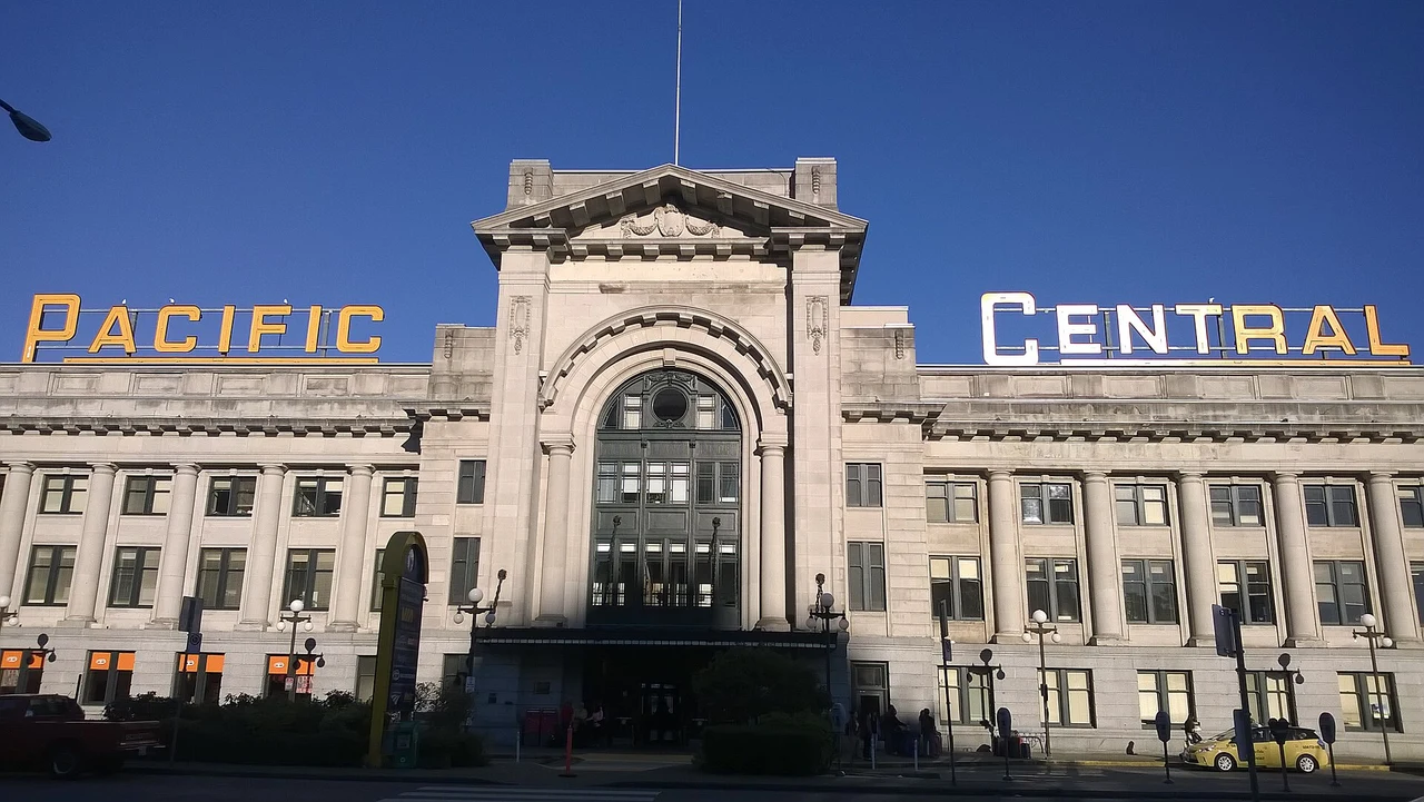 View of Pacific Central Station