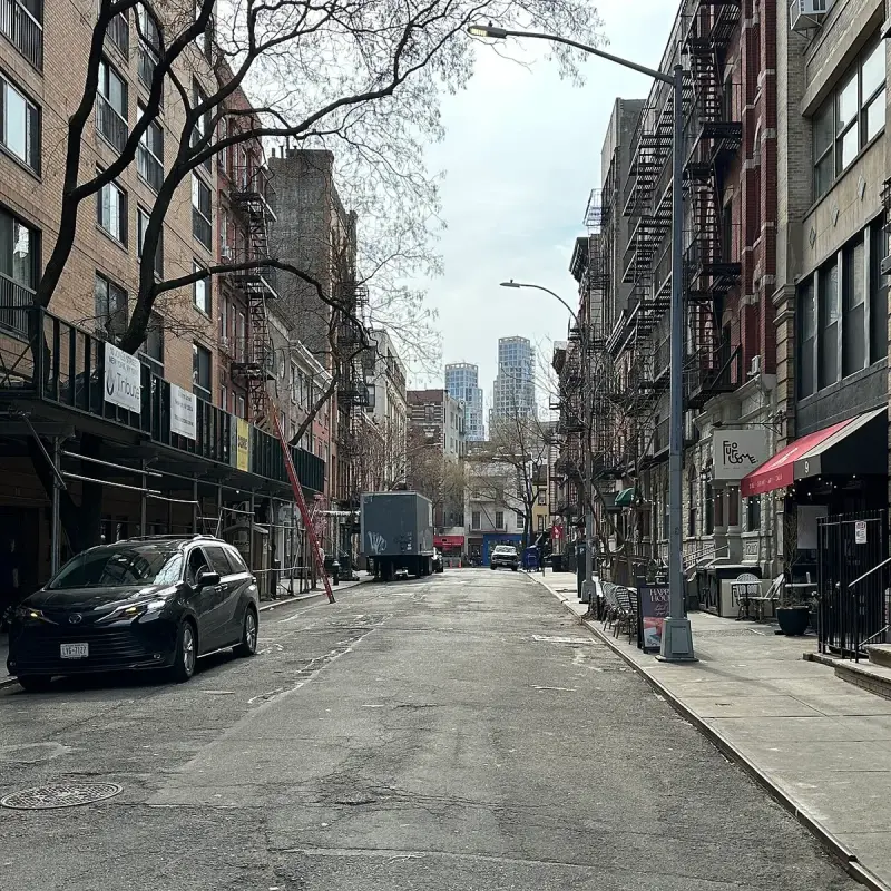 Jones Street in Greenwich Village, New York