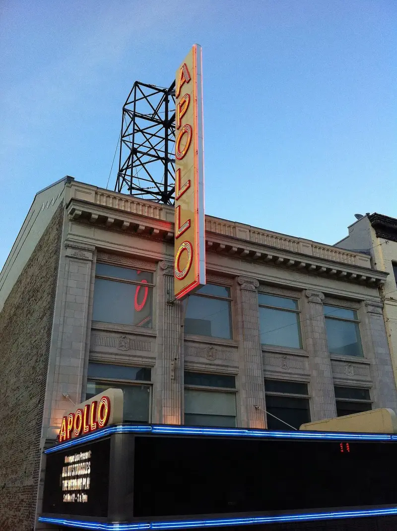 New York location context · Apollo Theater photograph