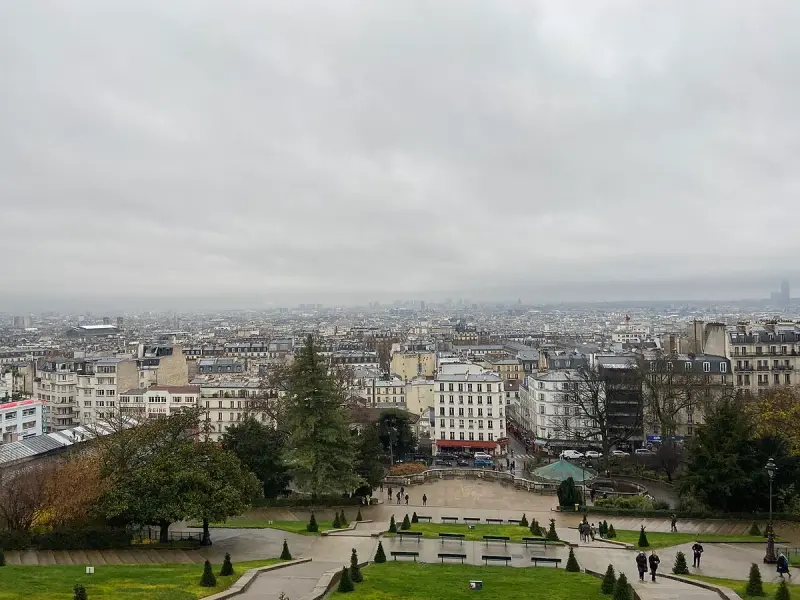 Square Louise Michel below Sacré-Cœur in Paris