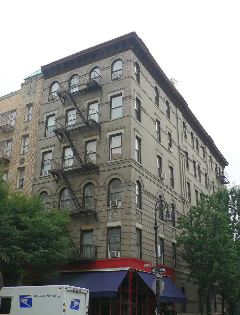 90 Bedford Street, the Friends apartment exterior in Greenwich Village