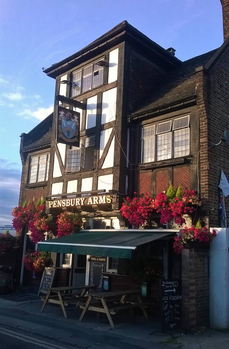 A corner pub on a south London street near Wandsworth Road
