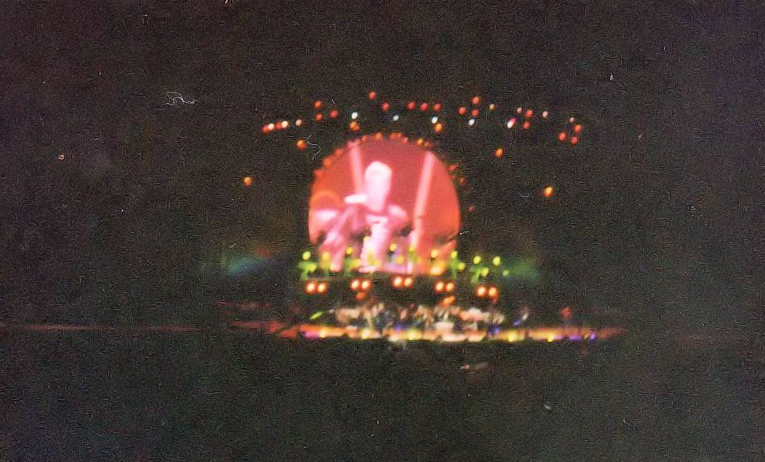 The Backstreet Boys performing on a large stadium stage, Rio de Janeiro, 2001