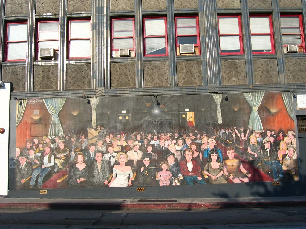 The You Are the Star mural on Wilcox Avenue.