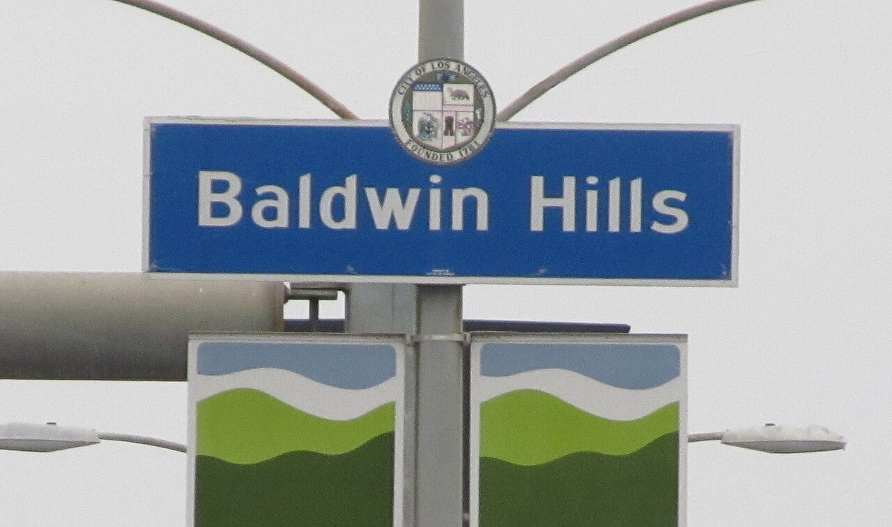 Baldwin Hills — location photograph