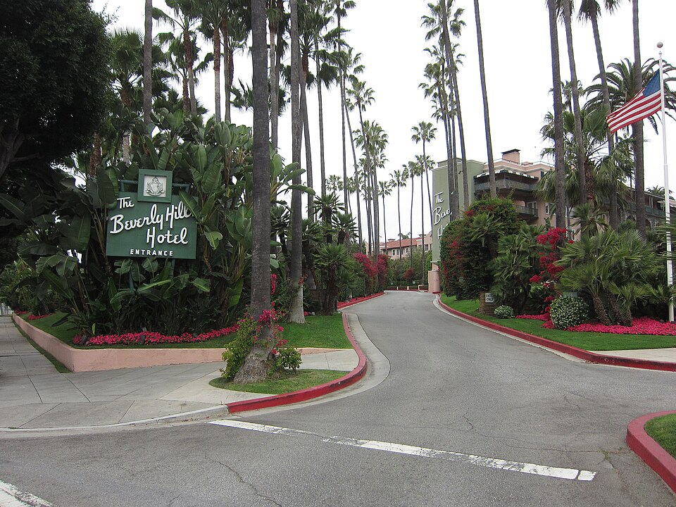 Location photograph of The Beverly Hills Hotel