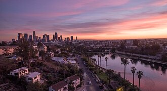 Location photograph of Echo Park Lake