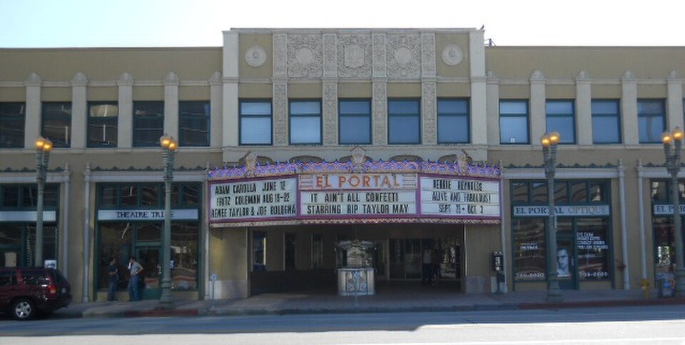 Location photograph of El Portal Theatre