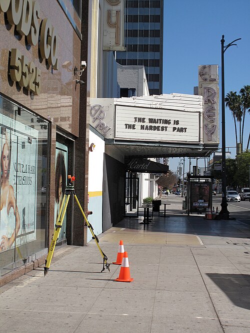Location photograph of El Rey Theatre