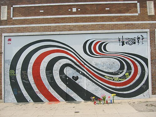Figure 8 wall · location photograph