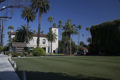 Location photograph of Hollywood Forever Cemetery