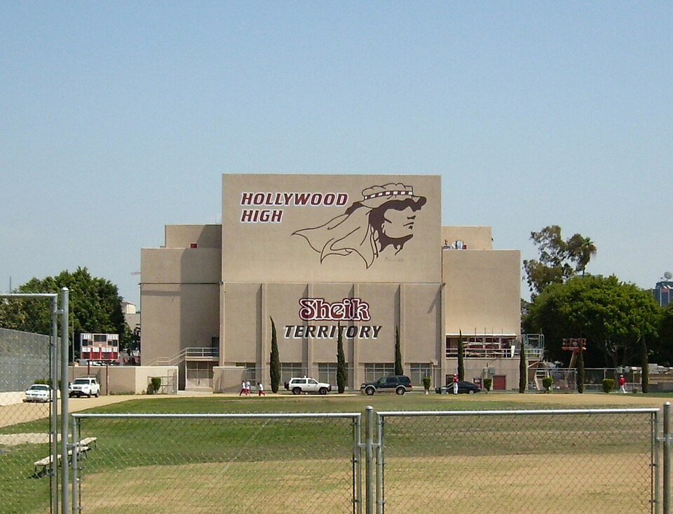 Location photograph of Hollywood High School