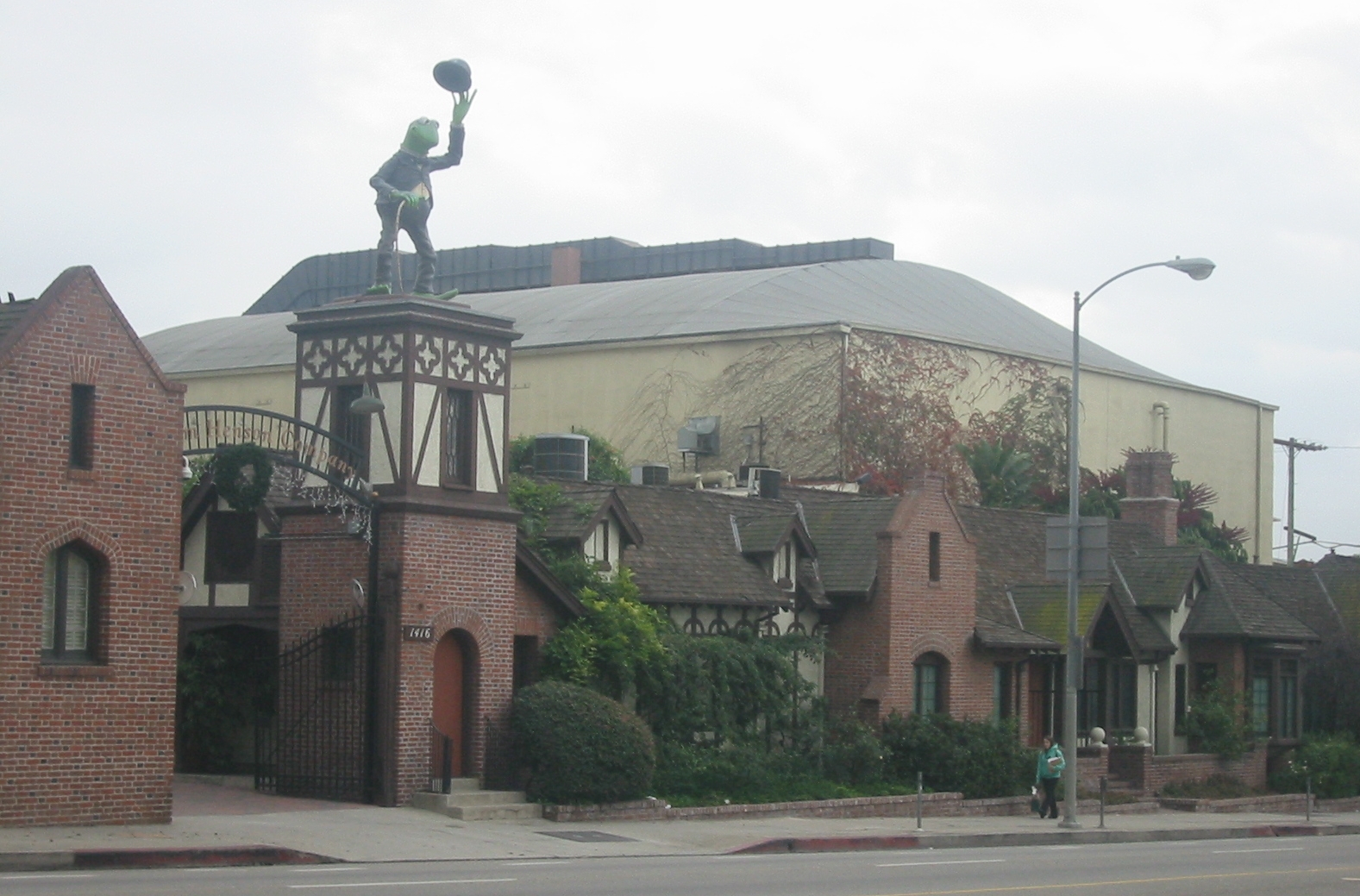 Location photograph of Chaplin Studios · former Henson lot