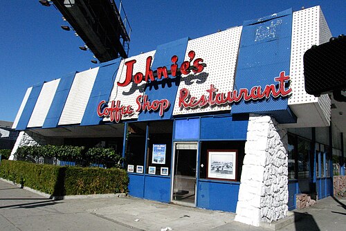 Location photograph of Johnie’s Coffee Shop