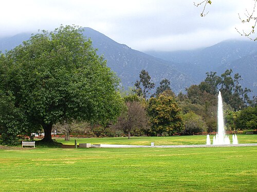 Location photograph of Los Angeles County Arboretum