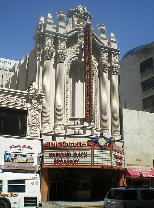 Location photograph of Los Angeles Theatre