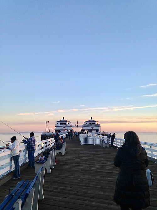 Location photograph of Malibu Pier