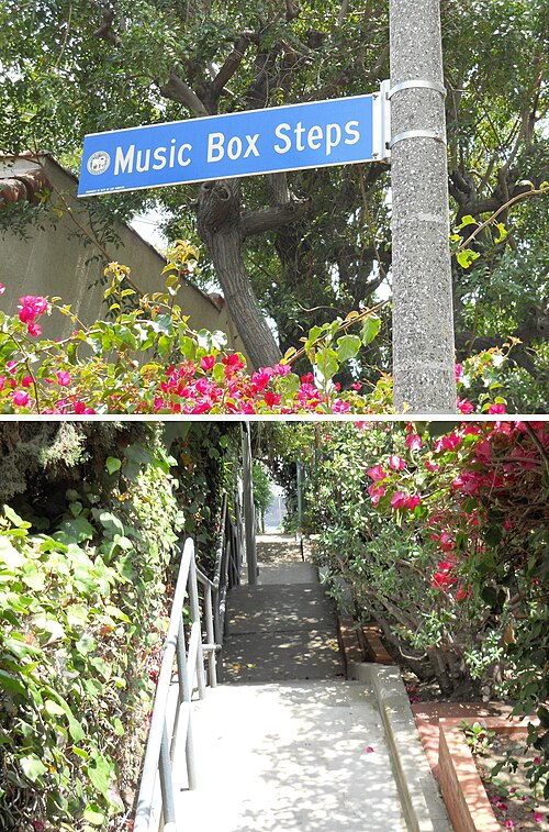 Location photograph of Music Box Steps