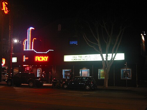 Location photograph of The Roxy Theatre