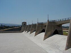 Location photograph of Sepulveda Dam