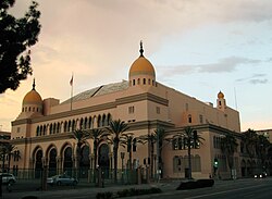 Location photograph of Shrine Auditorium