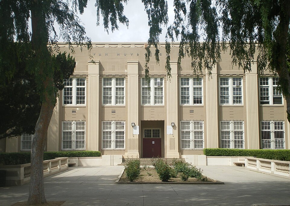 Location photograph of Van Nuys High School