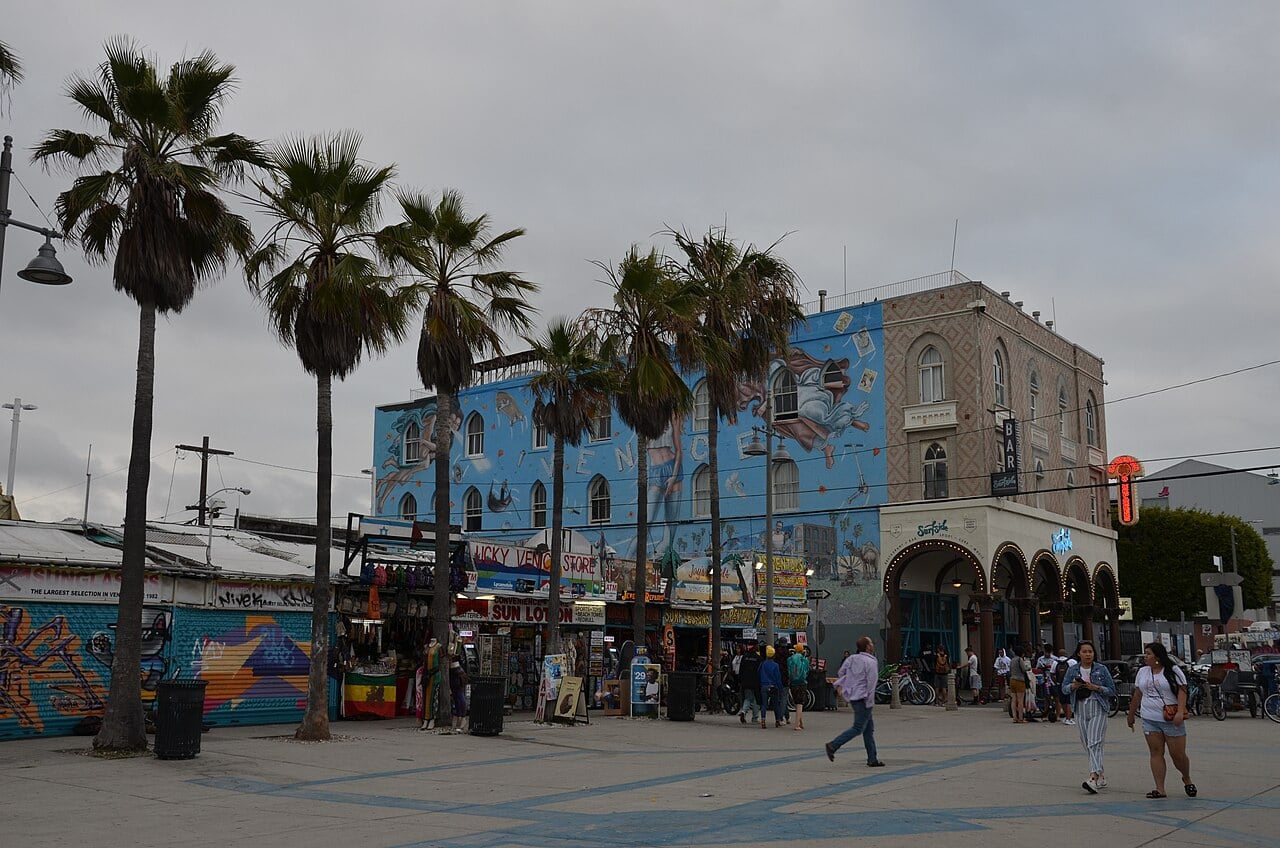 Venice Boardwalk near Venice V Hotel
