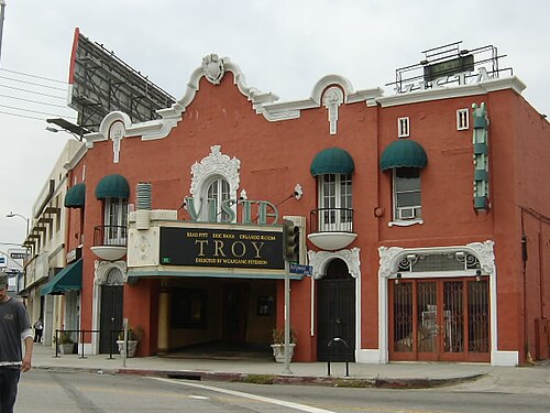 Location photograph of Vista Theatre