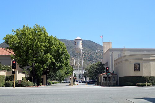 Location photograph of Warner Bros. Studios