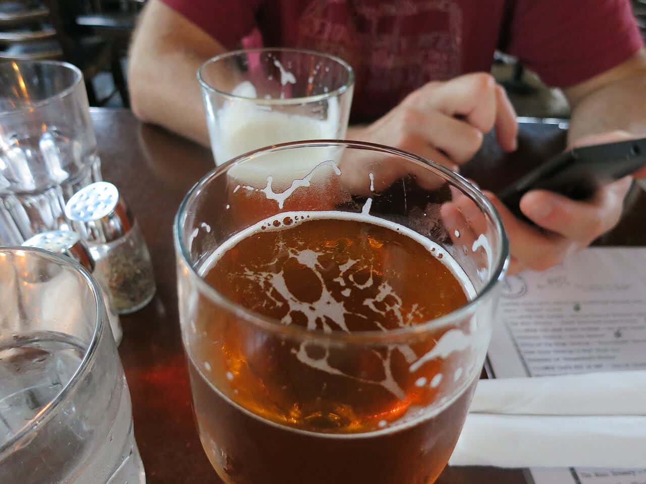 Beer at the Alibi Room (9241684612)
