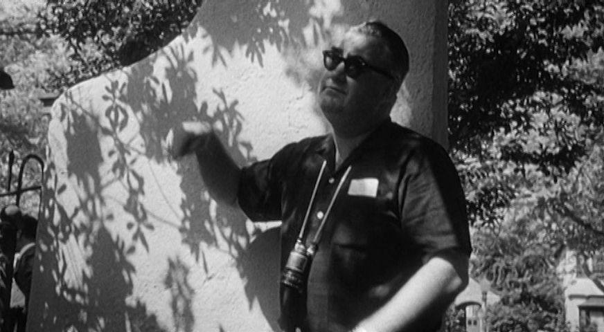 Director Robert Aldrich working with Bette Davis on What Ever Happened to Baby Jane?